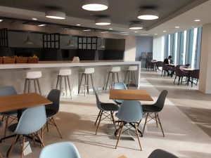 Modern cafeteria